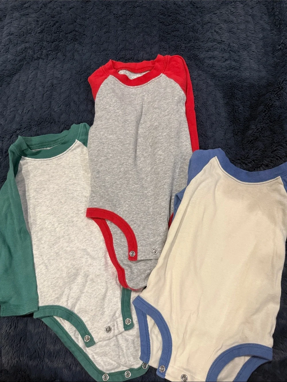 Carter’s Set of 3 long sleeve onesies